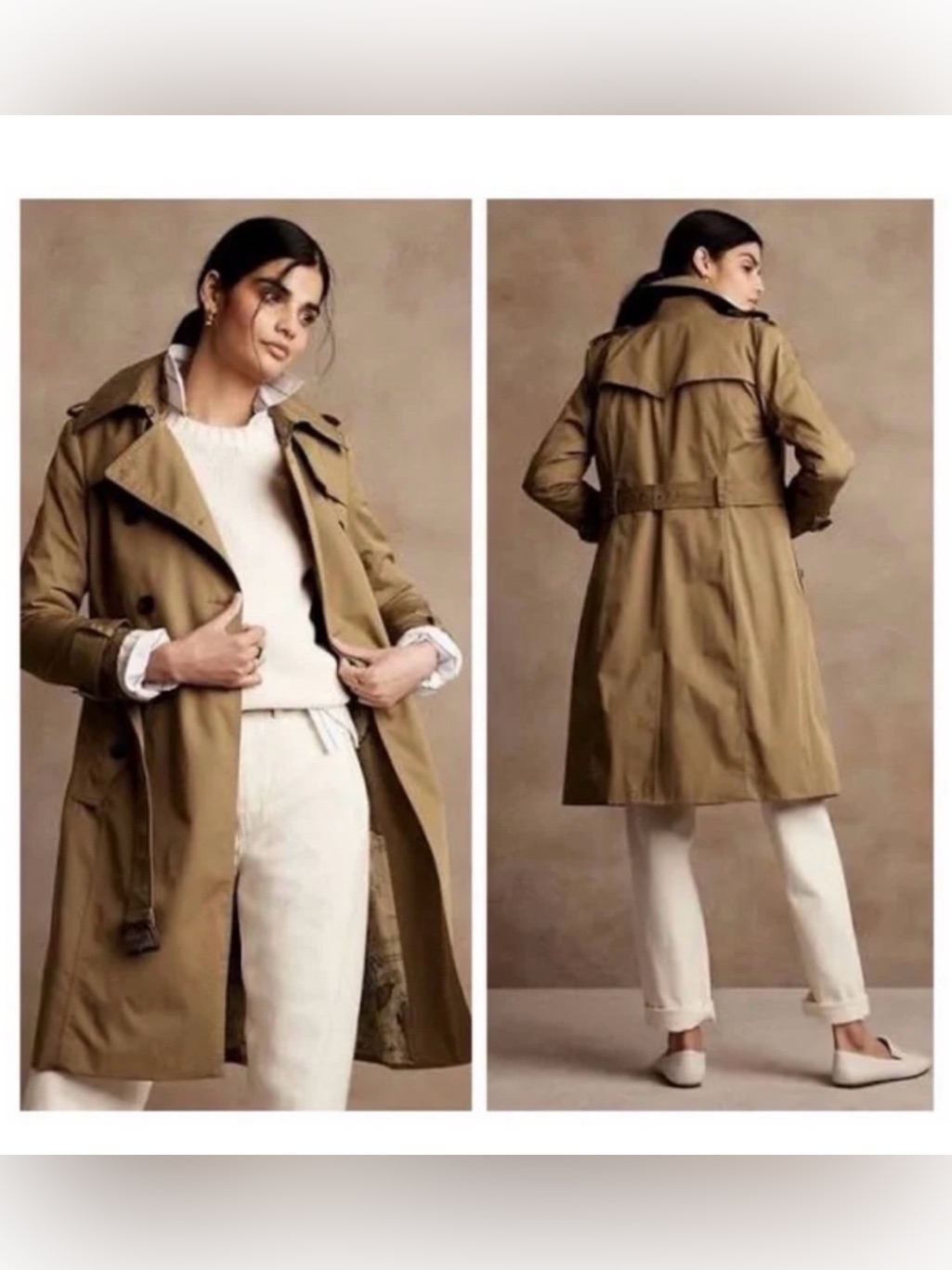 Banana Republic Essential Trench Coat.